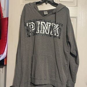 PINK Victoria's Secret Gray Hoodie